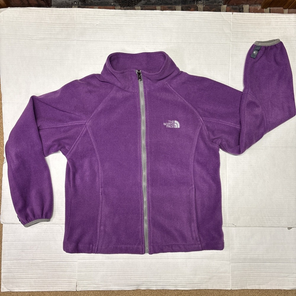 The North Face Summit Series Purple Fleece Full Zip Jacket Women's M Medium